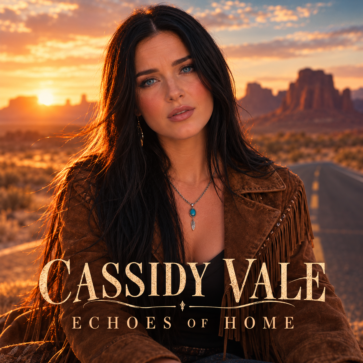 Echoes of Home — the approved Cassidy Vale official album artwork